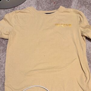 True Religion Mustard Tee with Logo
